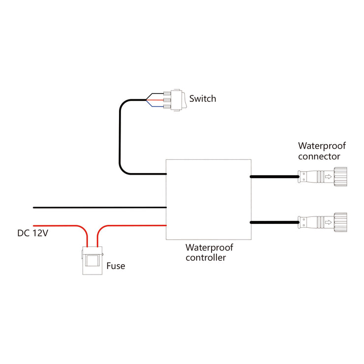 Nicoko New Version Bluetooth&Remote 2 connectors work light Controller