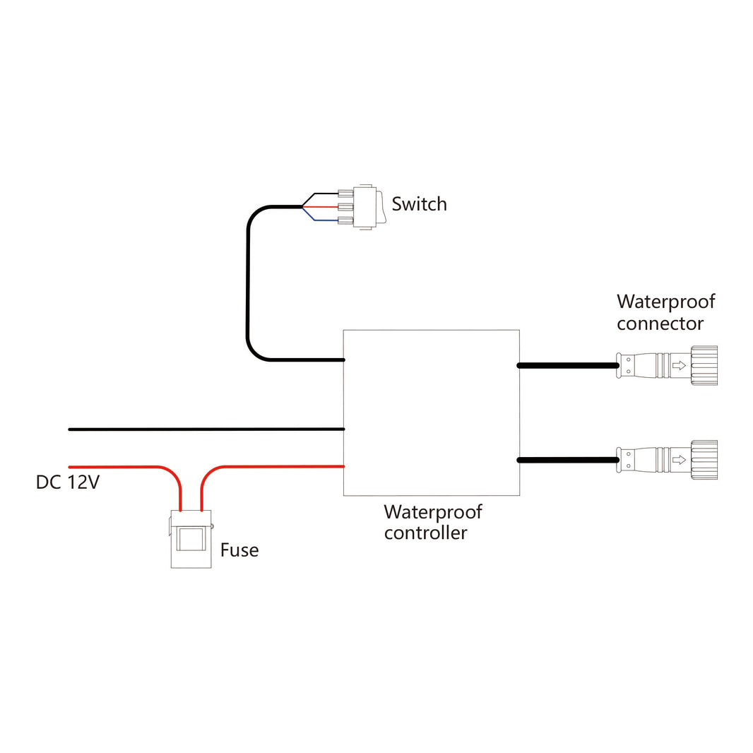 Nicoko New Version Bluetooth&Remote 2 connectors work light Controller