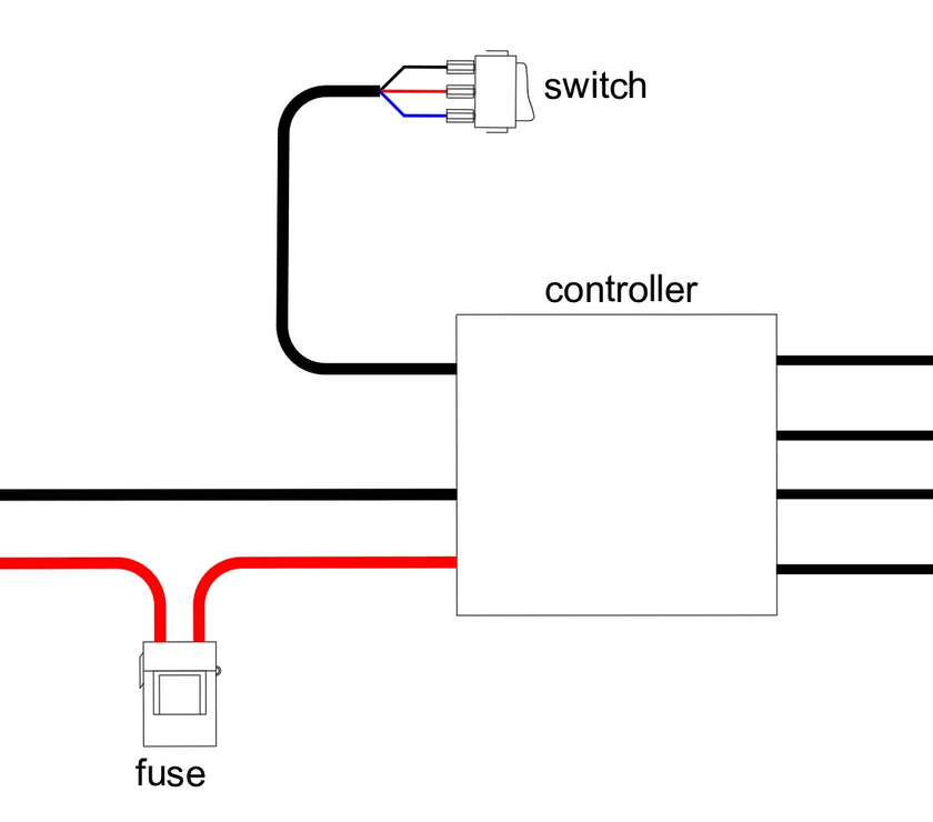 Nicoko New Version Bluetooth&Remote 4 connectors work light Controller