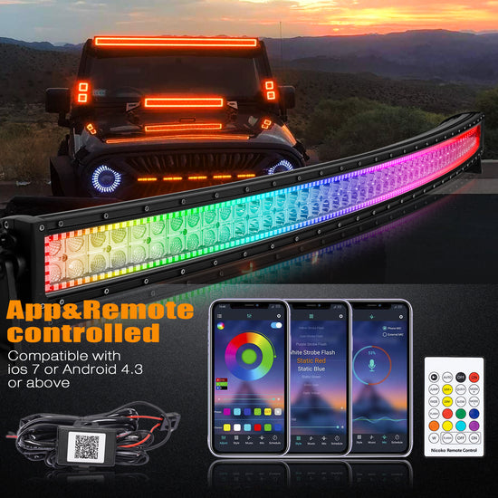 Illuminate the trails with this 50-Inch curved LED light bar – 20% Off at   - Autoblog
