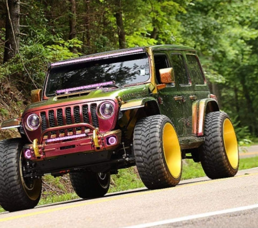 Nicoko 150w single row light bar with chasing function Bluetooth&Remote controlled