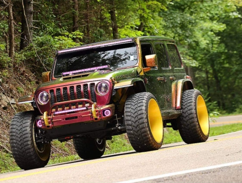 Nicoko 150w single row light bar with chasing function Bluetooth&Remote controlled