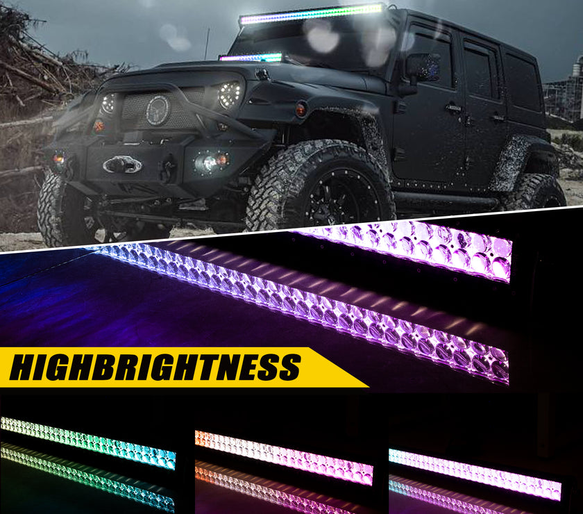 Nicoko 22" 120W Led Straight Chase Light Bar IP68 Waterproof Free Wiring Harness LED Strobe Flashing Light Bar Off Road Driving Fog Lamp for Jeeps, UTV, ATV, RZR, Trucks etc