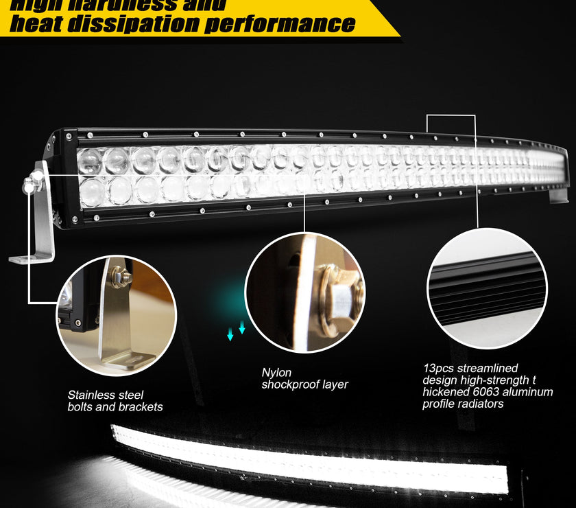 Nicoko 32" 180W Led Straight Chase Light Bar IP68 Waterproof Free Wiring Harness LED Strobe Flashing Light Bar Off Road Driving Fog Lamp for Jeeps, UTV, ATV, RZR, Trucks etc
