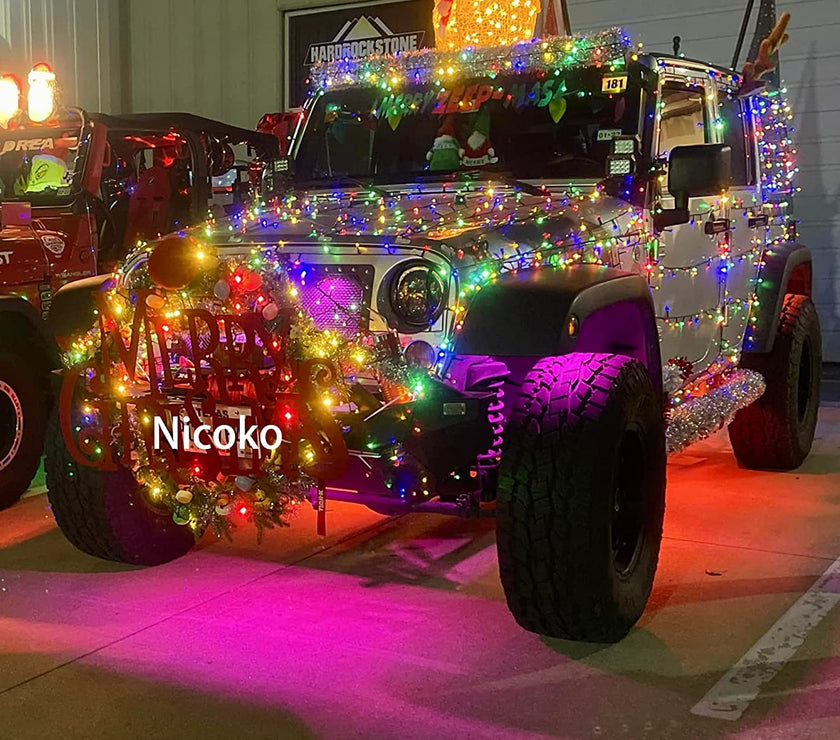 Nicoko LED Net lights Perfectly decoration Net Mesh Lights 9.8x6.6Ft Waterproof