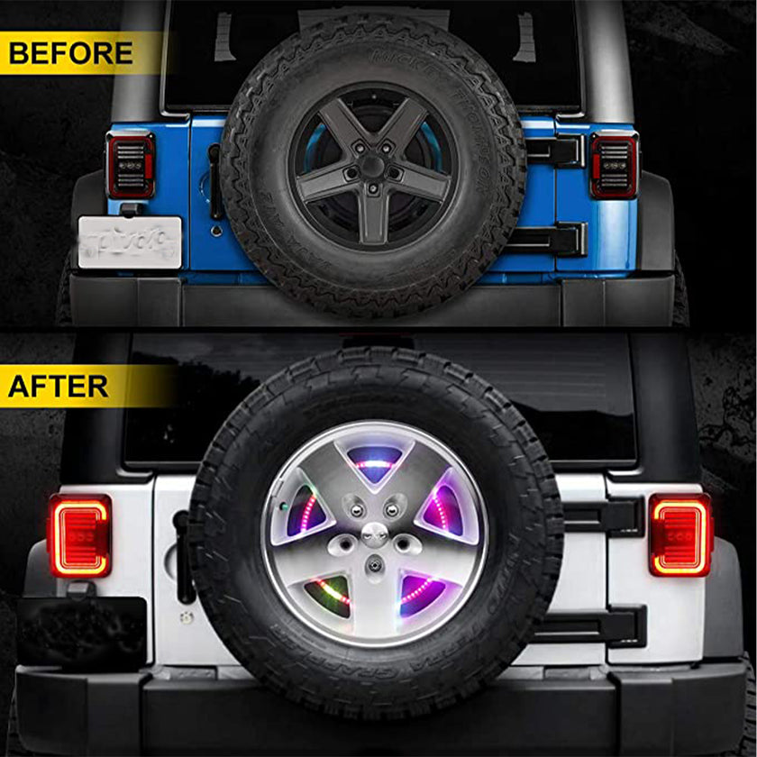 Nicoko RGB Third Brake Light, RGB Spare Tire Lights