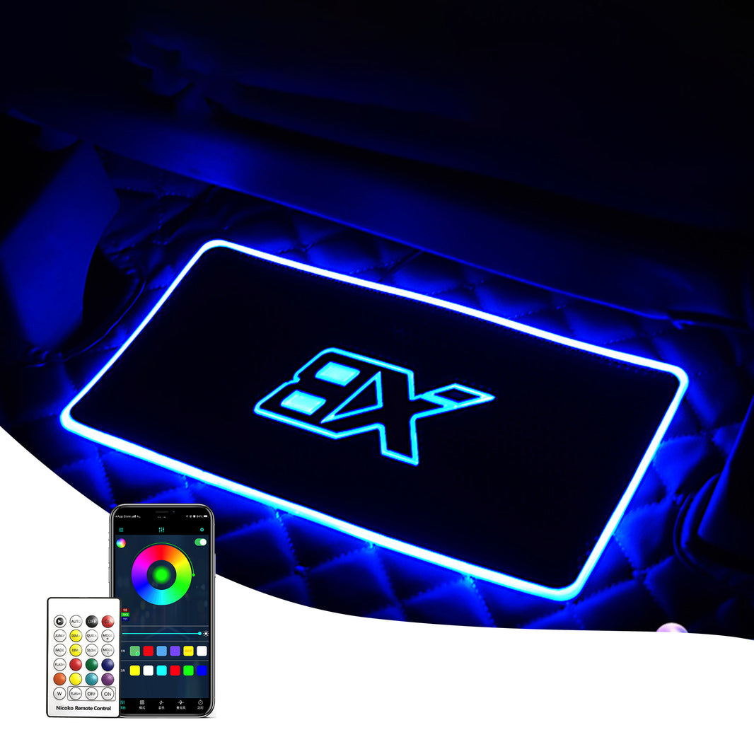 Car interior ambient lights a tow four foot mats atmosphere lights car interior led ambient lights seven color foot mats lights wholesale(pack2)